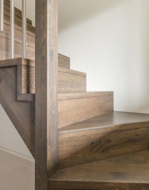 Oak stairs in Norway. Project no. 73