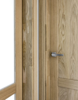 Solid oak wood door