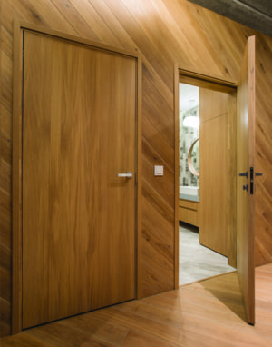 Solid oak wood door