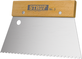 Stauf Notched Trowel No. 3