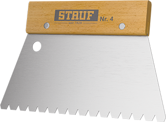 Stauf Notched Trowel No. 4