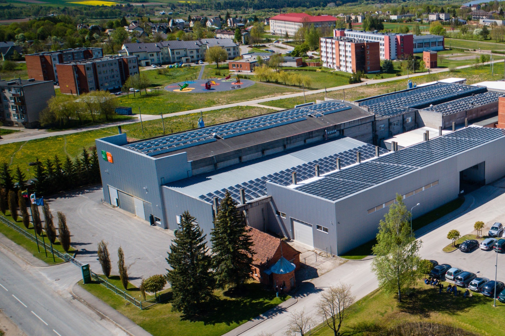 Ecowood Oak Wood Flooring, Doors and Stairs Production Plant at Vilkija, Lithuania