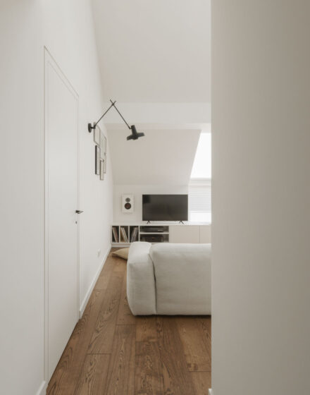 Apartment Renovated to Meet Modern Family Needs With Natural Oak Adding Warmth to a Functional Interior