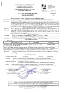 determination of the airborne sound reduction index