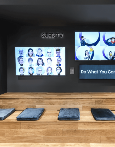 Enhancing Customer Experience: The Design of Samsung Experience Store Features Light Oak Flooring