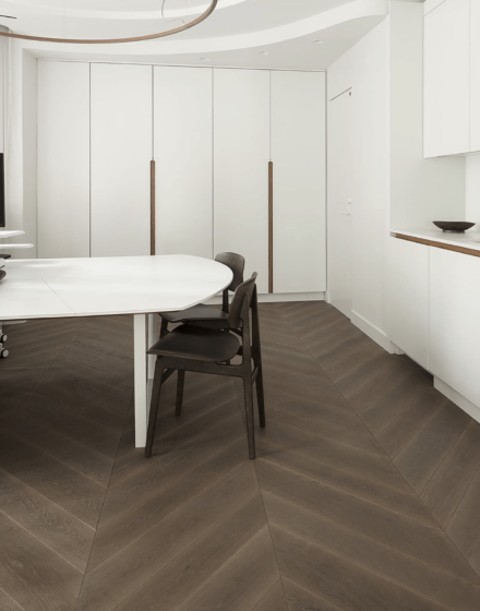 Sophistication in Every Step: The Estonian Embassy in the United States Features Timeless Chevron Parquet