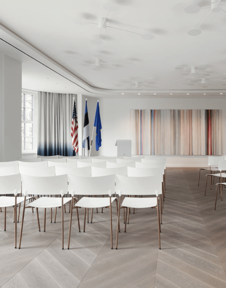 Sophistication in Every Step: The Estonian Embassy in the United States Features Timeless Chevron Parquet