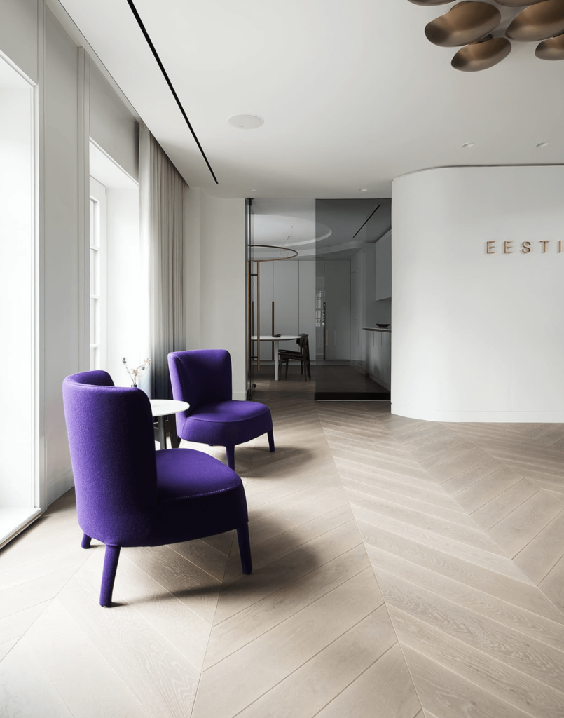 Sophistication in Every Step: The Estonian Embassy in the United States Features Timeless Chevron Parquet